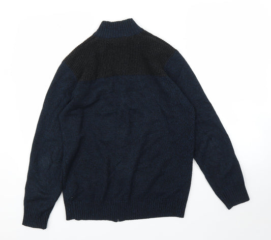 Method Mens Blue Full Zip Jumper Size M