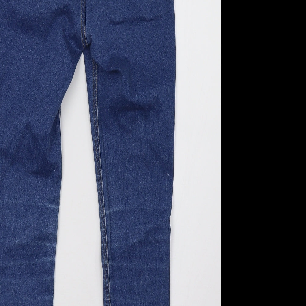 New Look Womens Blue Denim Skinny Jeans Size 10 L25 in