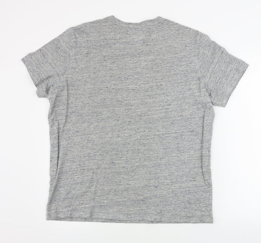H&M Womens Grey Basic T-Shirt Size XL