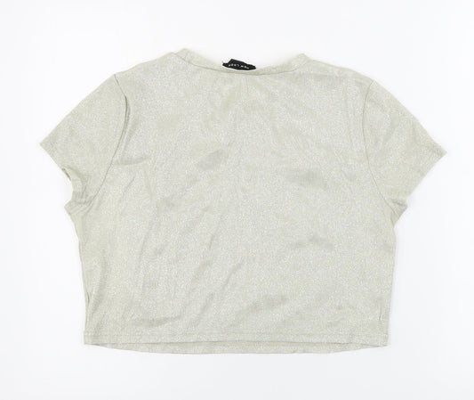 New Look Womens Beige Basic T-Shirt Size 14