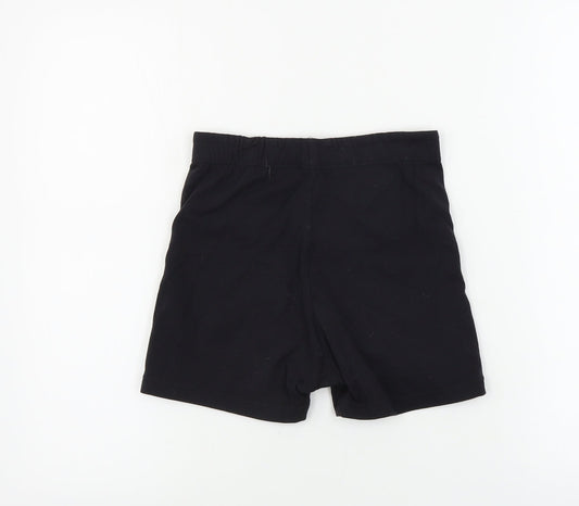 st michael Womens Black Sweat Shorts Size 12