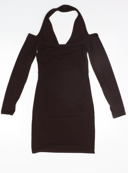 New Look Womens Brown A-Line Size 6