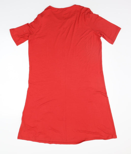 Marks and Spencer Womens Red A-Line Size 14
