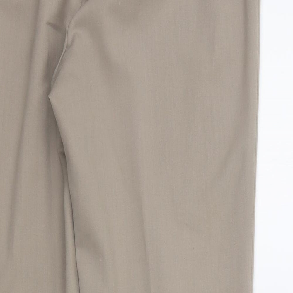 Artigiano Womens Beige Trousers Size 16 L26 in