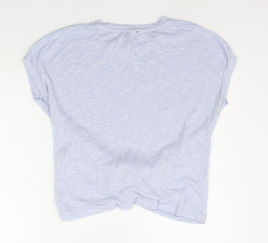 New Look Womens Blue Basic T-Shirt Size M
