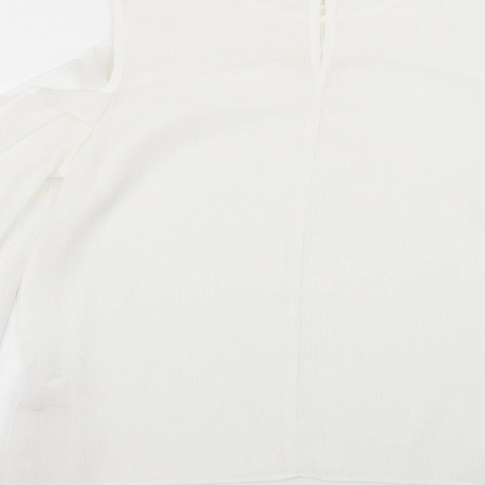 Atmosphere Womens White Basic Blouse Size 6