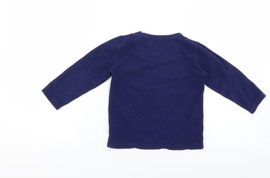 Primark Girls Blue Geometric Top Pyjama Top Size 3-4 Years - Frozen