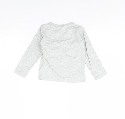 NEXT Boys Grey Pullover Jumper Size 3 Years - Chill