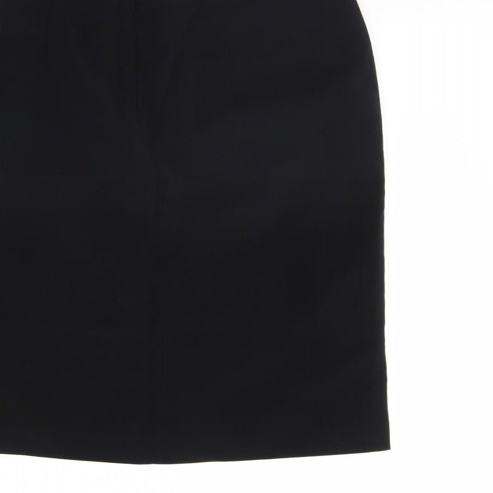 Preworn Womens Black Straight & Pencil Skirt Size 12