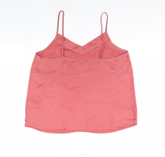Secret Possesions Womens Pink Basic Tank Size 12
