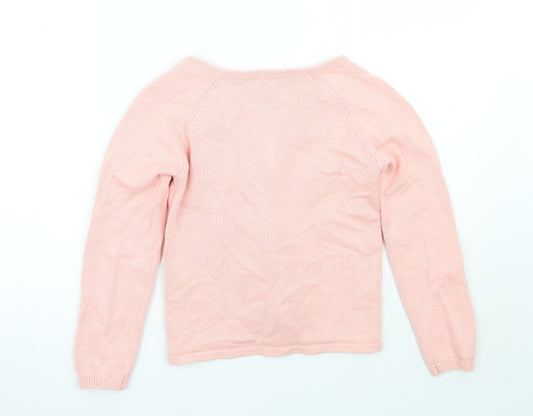 Nutmeg Mens Pink Cardigan Jumper