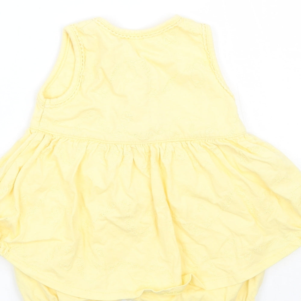 Arbella Girls Yellow Babygrow One-Piece Size 0-3 Months