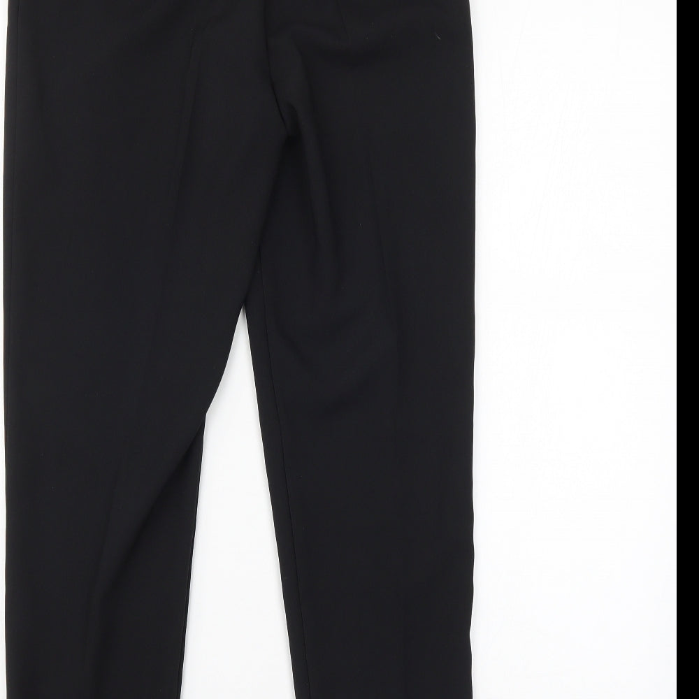 George Womens Black Trousers Size 8 L28 in