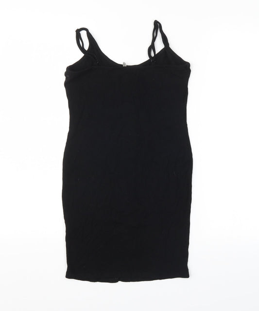 ASOS Womens Black Basic Button-Up Size 8