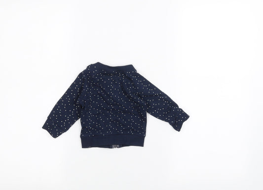 Dirkje Baby Blue Full Zip Jumper Size 0-3 Months