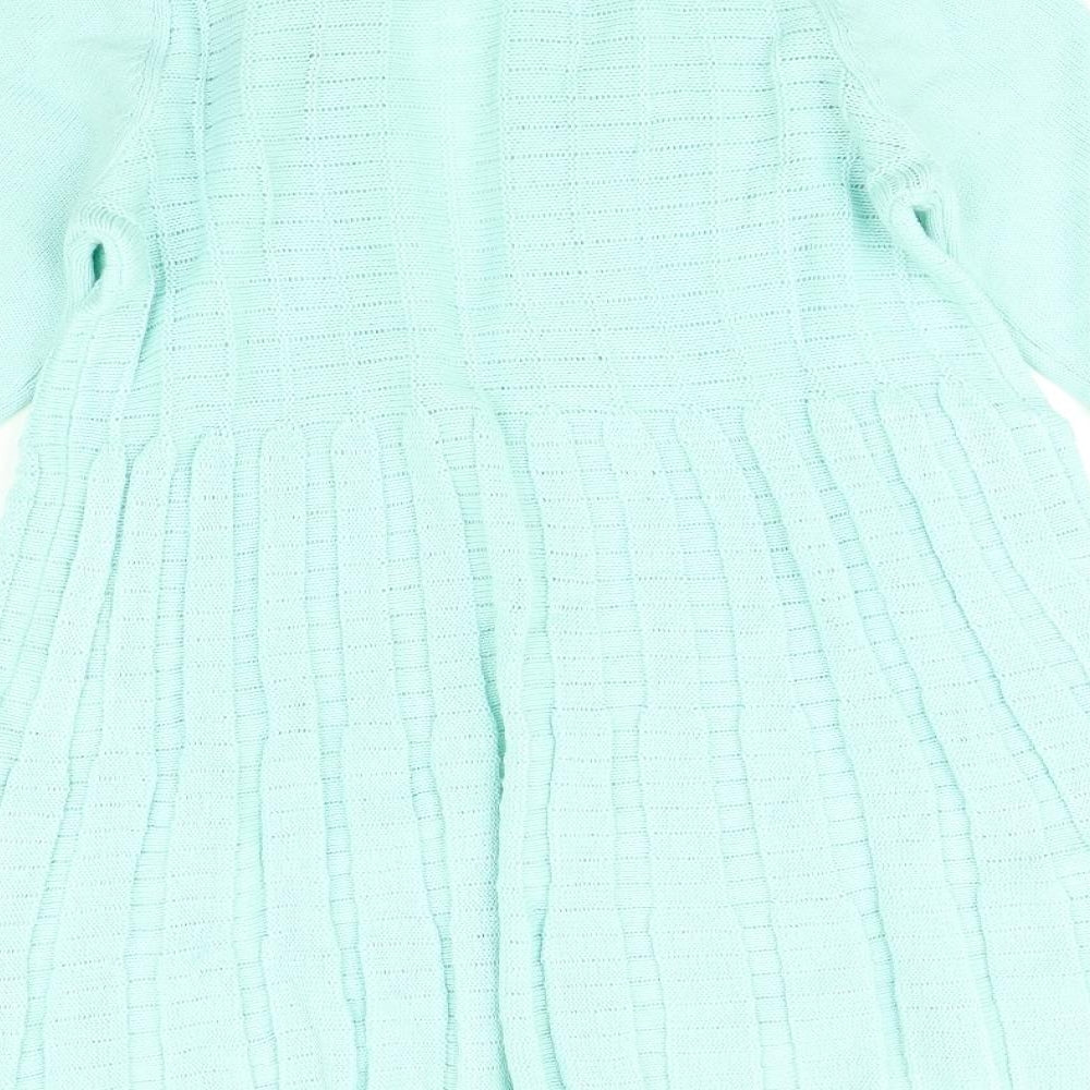 Damart Womens Blue Cardigan Jumper Size 12