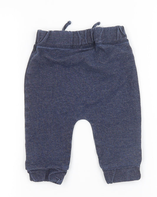 Preworn Boys Blue Jogger Jeans Size 6-9 Months