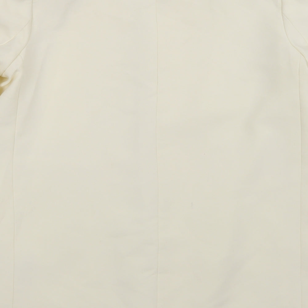 Missguided Womens Beige Jacket Sport Coat Size 14