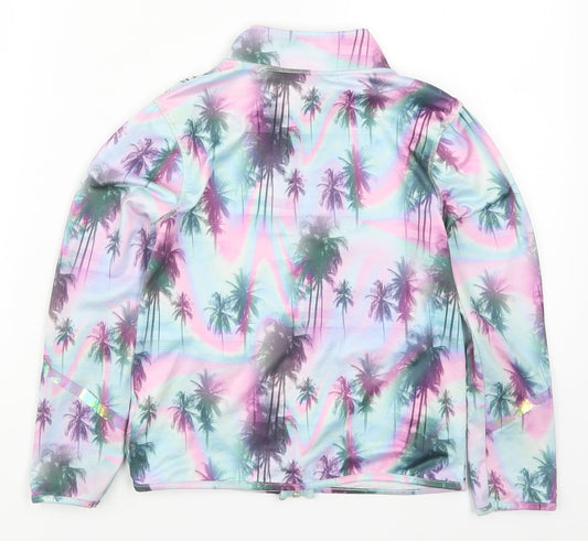 NEXT Girls Multicoloured Jacket Size 8 Years - Palm Trees