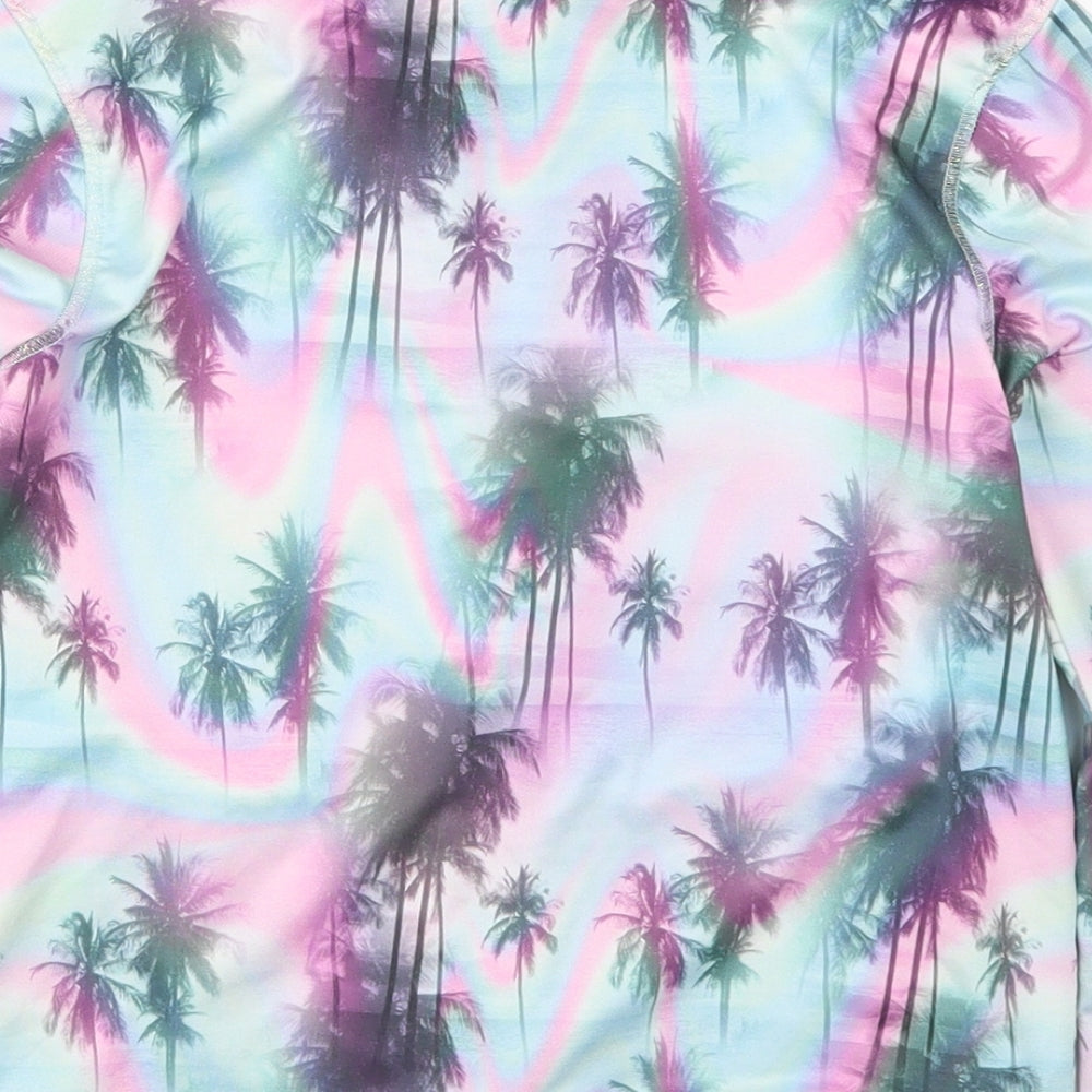 NEXT Girls Multicoloured Jacket Size 8 Years - Palm Trees