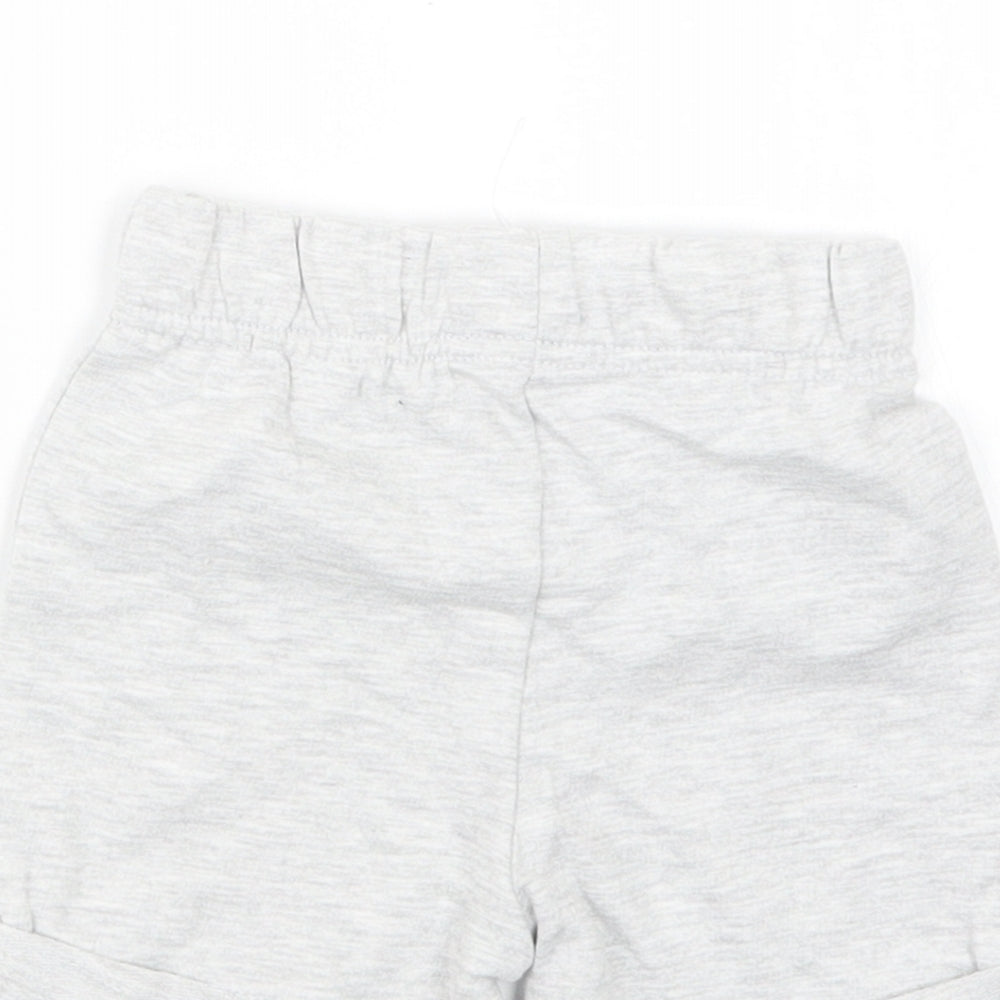 Primark Boys Grey Cropped Trousers Size 3-6 Months - Mickey Mouse