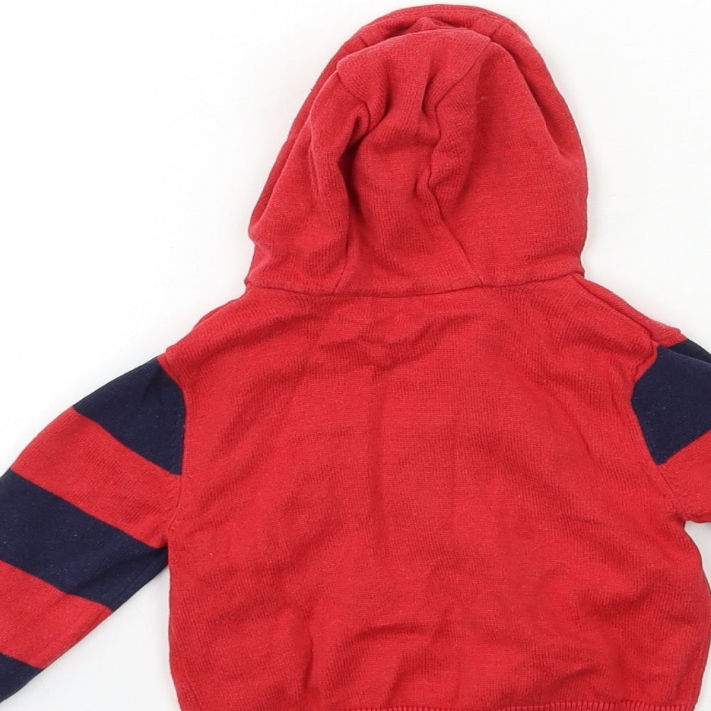 NUTM' Baby Red Pullover Jumper Size 3-6 Months