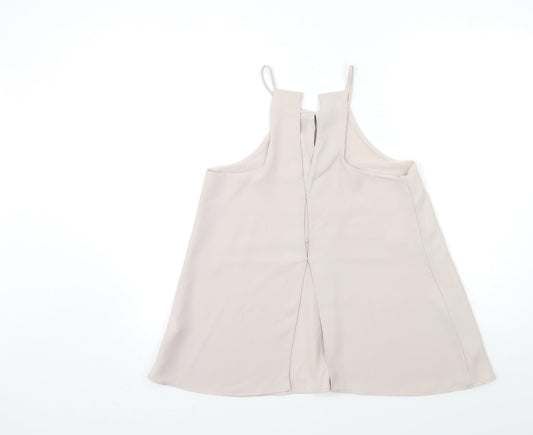 River Island Womens Grey Basic Blouse Size 8