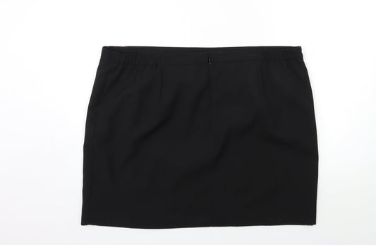 tailored to you Womens Black Mini Skirt Size 42 in