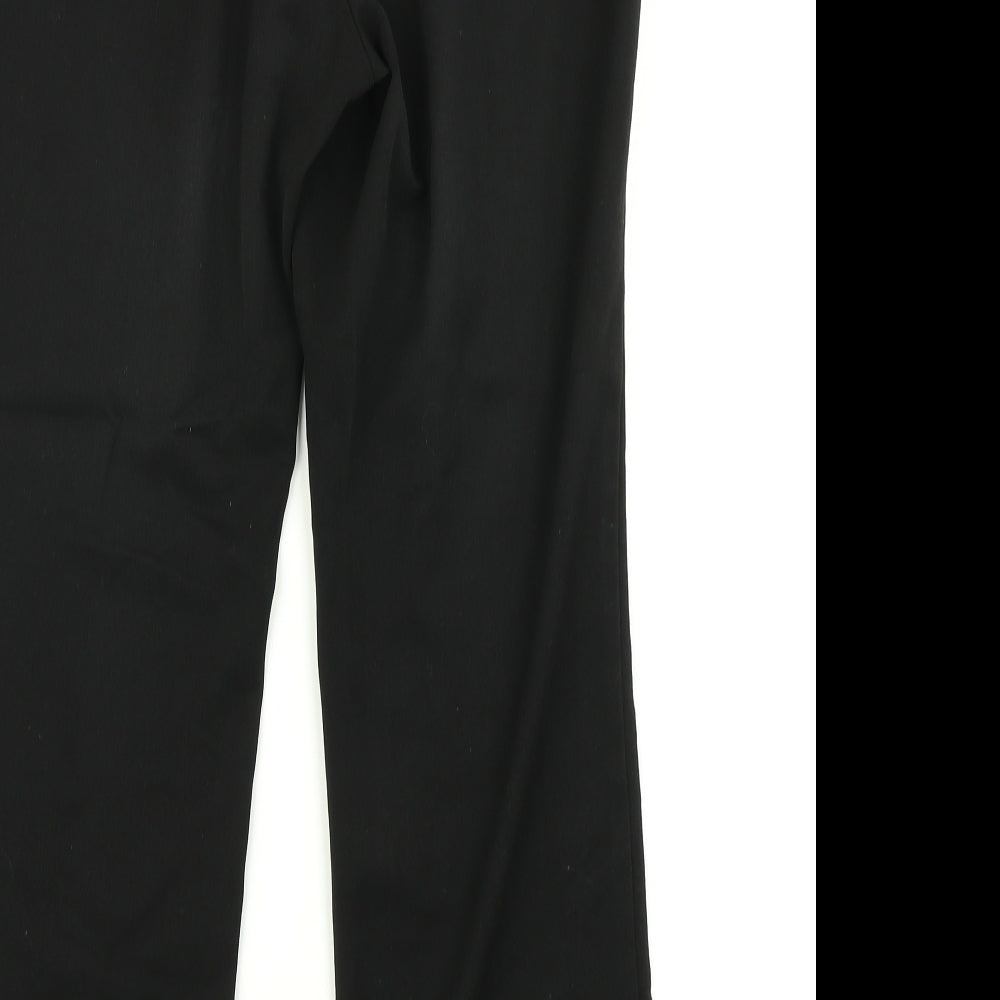 M&S Collection Womens Black Dress Pants Trousers Size 12 L20 in