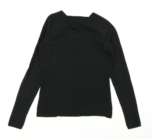 H&M Womens Black Basic T-Shirt Size M