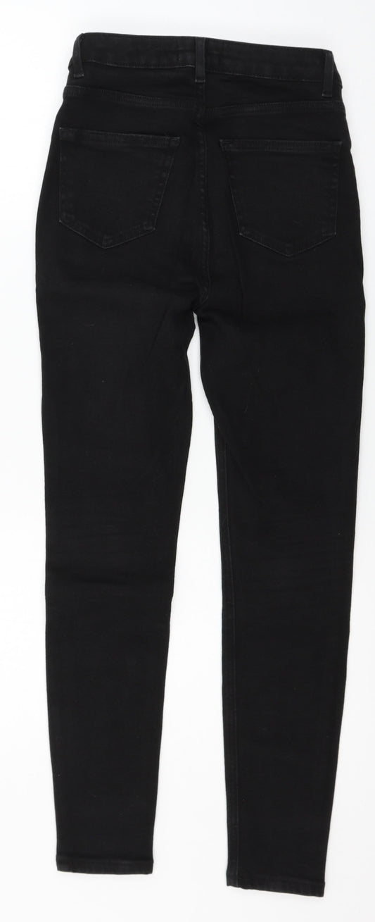 New Look Womens Black Denim Skinny Jeans Size 8 L25 in