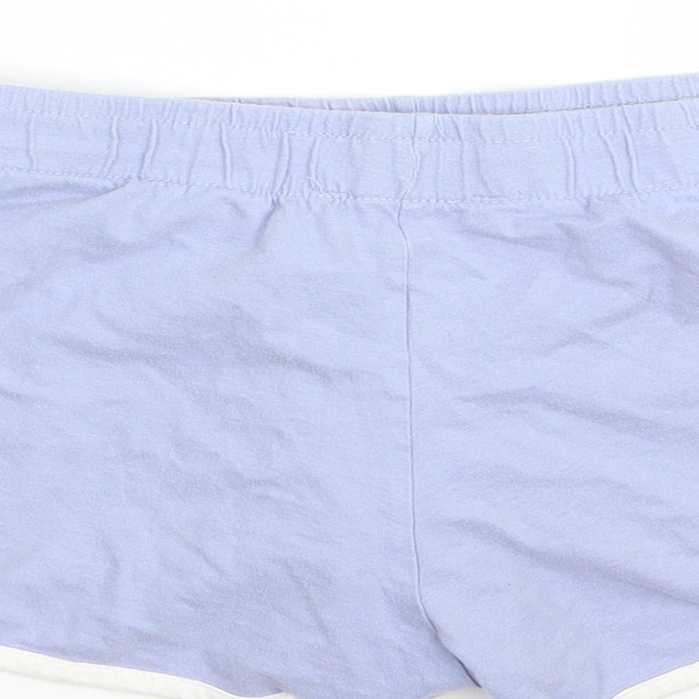 prmark Womens Blue Solid Cami Pyjama Pants Size 4 - shorts