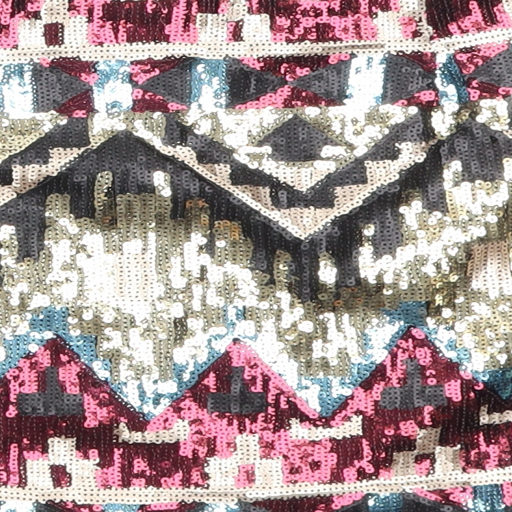 Glamorous Womens Multicoloured A-Line Skirt Size 8