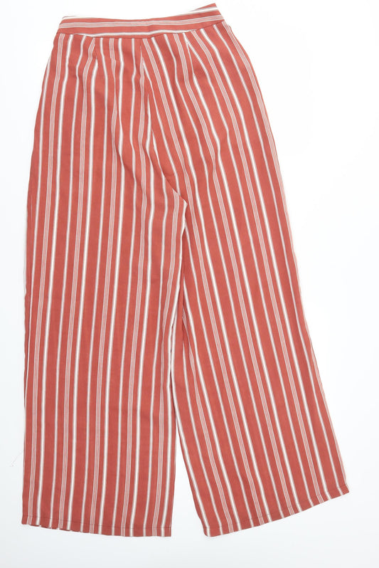 VERA & LUCY Womens Multicoloured Striped Trousers Size 28 in L29 in