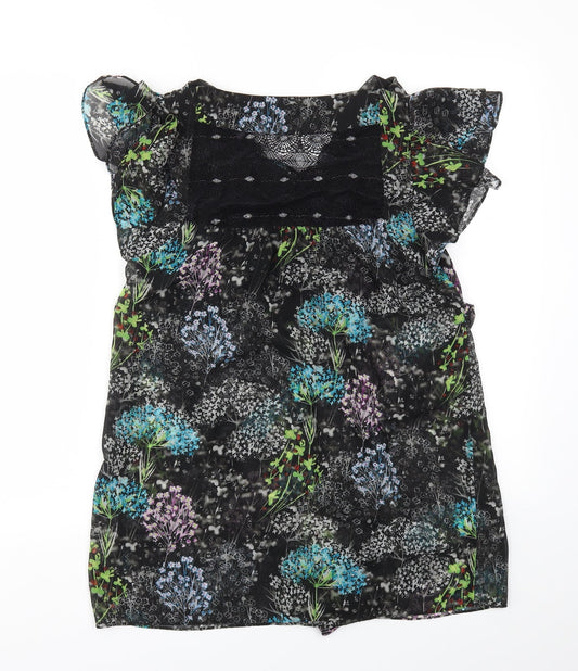 Debenhams Womens Multicoloured Floral Fit & Flare Size 12