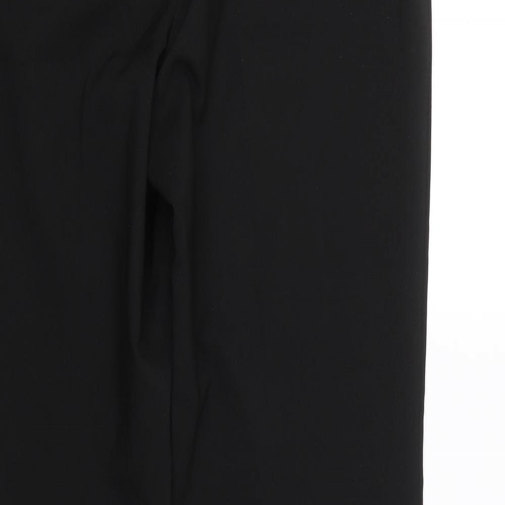 Papaya Womens Black Trousers Size 10 L27 in