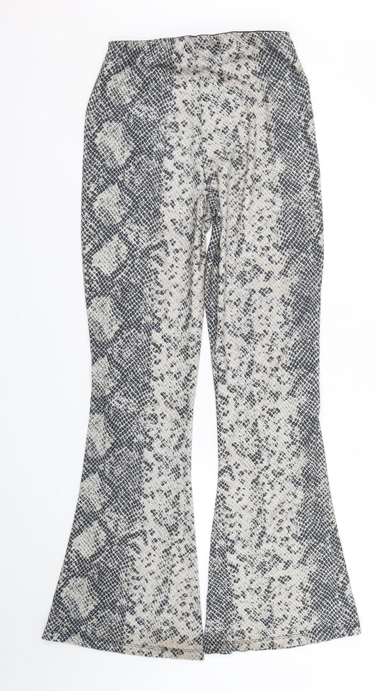 Reclaimed Vintage Womens Beige Animal Print  Capri Leggings Size 8 L30 in