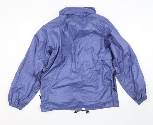 Rainbird Womens Blue Rain Coat Coat Size S