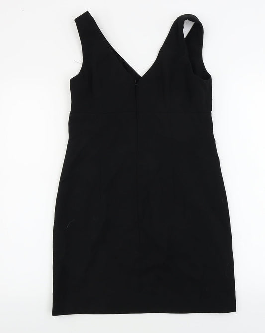 BCBG Womens Black A-Line Size 6