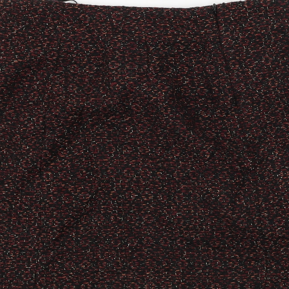 Warehouse Womens Black A-Line Skirt Size 10