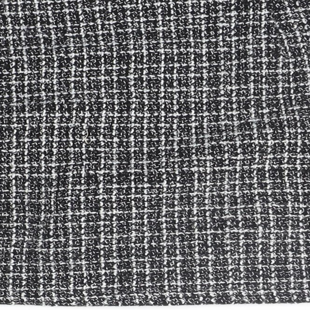 Preworn Womens Black Check A-Line Skirt Size S