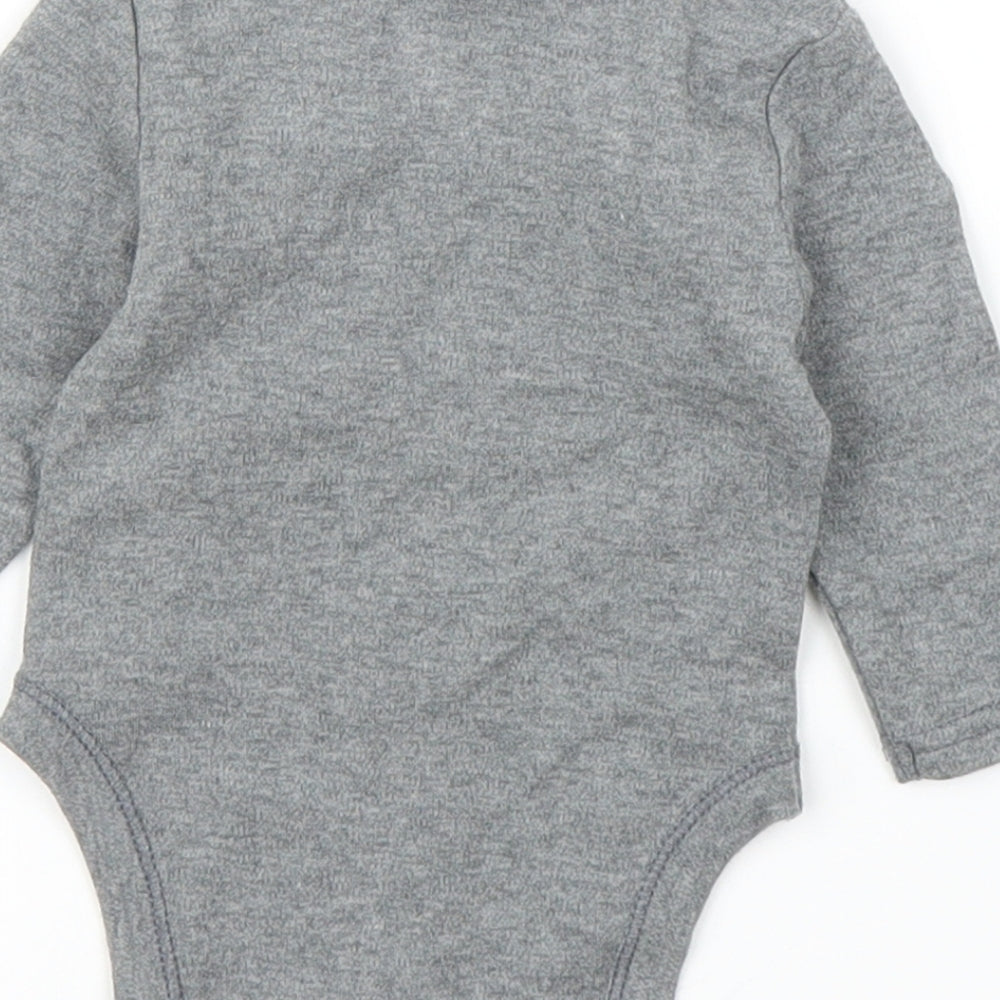 Primark Boys Grey Babygrow One-Piece Size 0-3 Months - Disney, Mickey Mouse