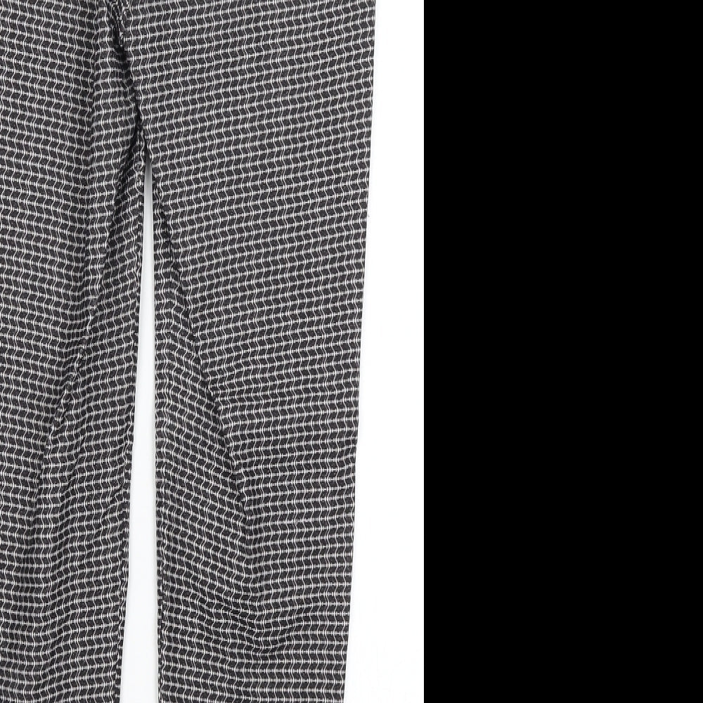 New Look Womens Black Trousers Size 12 L25 in