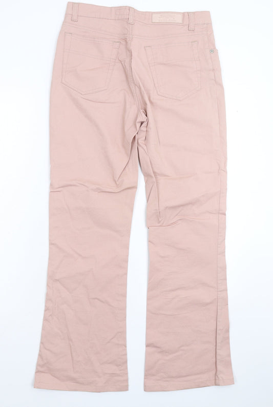 Krizia Womens Pink Denim Bootcut Jeans Size 30 in L28 in