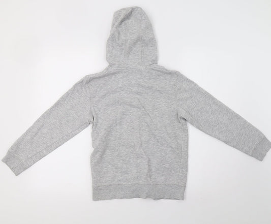 George Boys Grey Full Zip Sweatshirt Size 9-10 Years