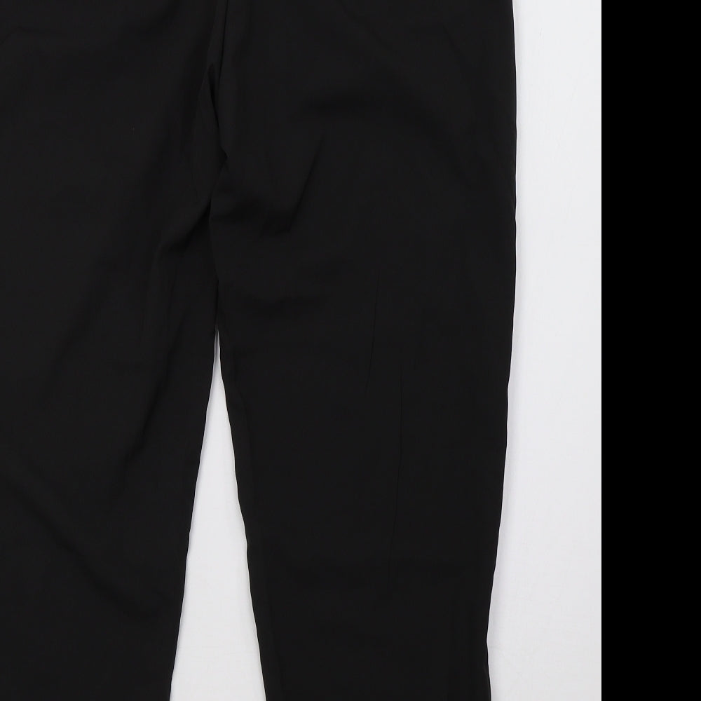 Preworn Womens Black Trousers Size XL L27 in
