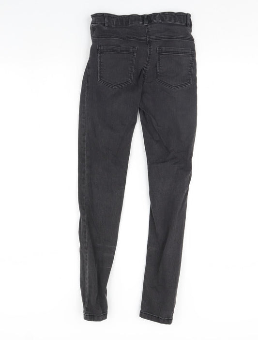TU Girls Black Denim Skinny Jeans Size 12 Years