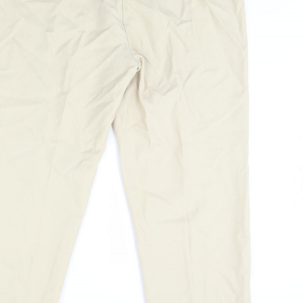 Preworn Womens Beige Trousers Size 36 in L30 in