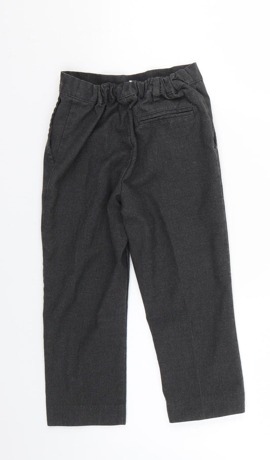 TU Boys Grey Chino Trousers Size 4 Years