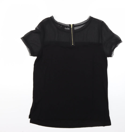 H&M Womens Black Basic Blouse Size M